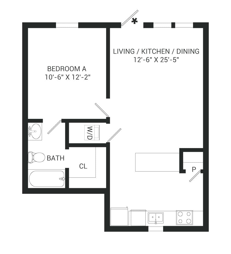 A1-Lodge—1×1-594-sf-2D